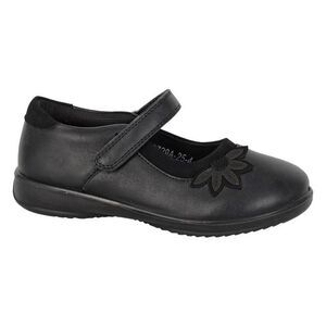 Boulevard Girls Flower Mary Janes / Black